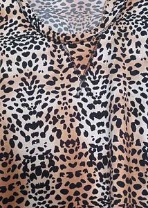 Retro Cheetah Print Dress