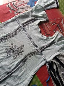 Sky Blue Trouser Suit