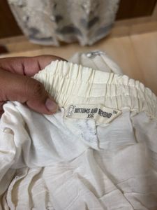 Elegant White Kurta Coord set