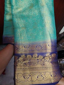 Elegant Green Silk Saree