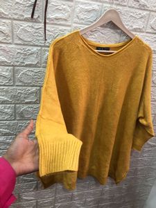Mustard Yellow Knit Sweater