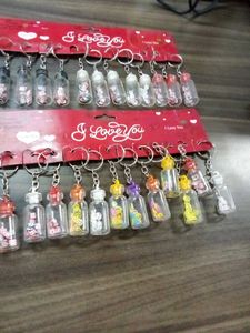 Cute Bottle Keychains