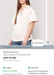 Marks &amp; Spencer Pintresty Y2k Shirt