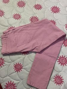 Pink Skinny Fit Trousers