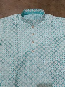 Men's Light Blue Kurta