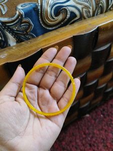 red and yellow bangles