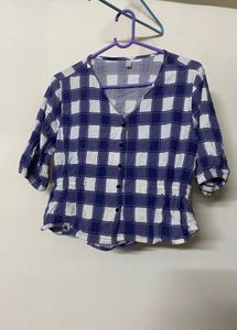 Checked Top