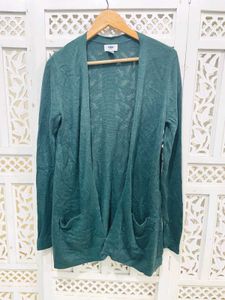 California Old Navy Green Cardigan C