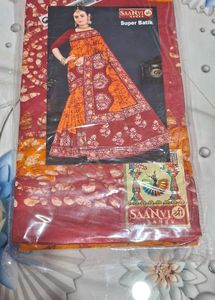 SAANVI Super Batik Saree