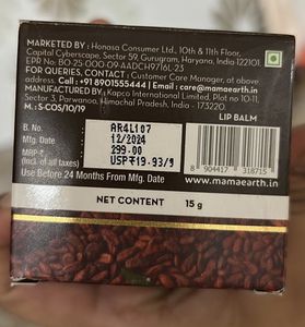Mamaearth Cocoa Moisture Lip Therapy