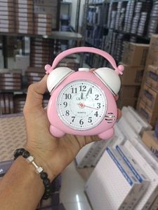 Pink Twin Bell Alarm Clock