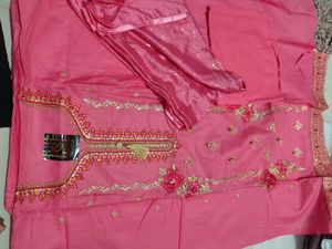Festive Wear Baby Pink Suit Sale