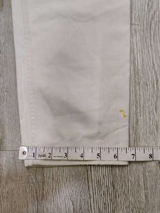 Sc8831 Hoffmen White Cotton Pant Waist 28