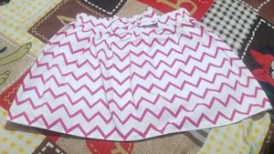 Pink Chevron Skirt
