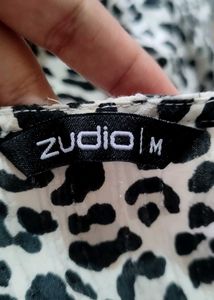 Leopard Print Long Sleeve Top