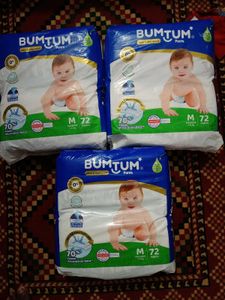Pack Of 3 ,72x3, Peice Medium Size
