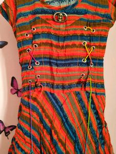 Striped Colorful Dress