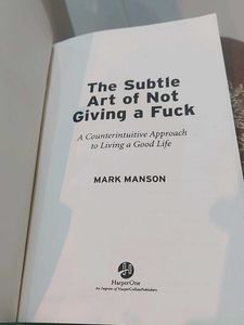 The Subtle Art Of Not Giving A F🫠ck