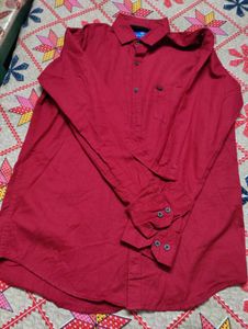Maroon Casual Shirt