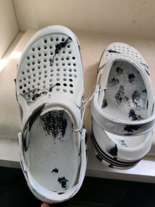 Sporty White Clogs