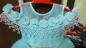 Cute Blue Party Dress