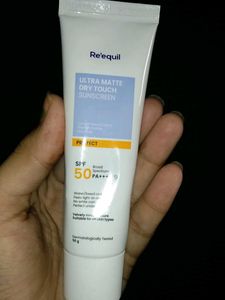 Re'equil Ultra Matte Dry Touch Sunscreen SPF 50