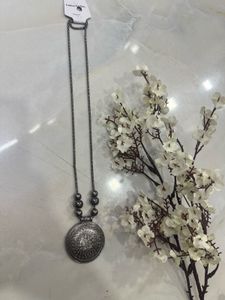 Oxidized necklace🤍🖤