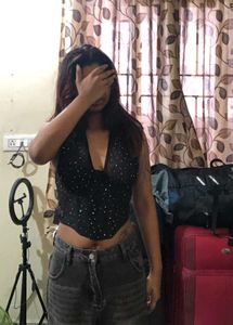 Newme rhinestone Black Halter y2k Corset Top