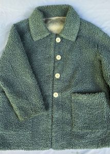 Cozy Green Sherpa Jacket