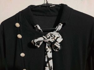Vintage Floral Print Dress