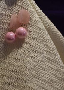 Pink Drop Earrings