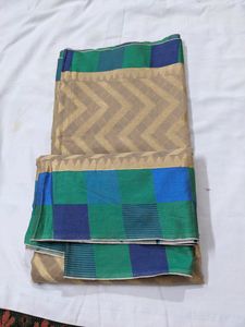 It Is a Chanderi Kind Of Silk Sarer