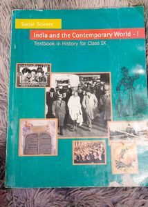 India and contemporary world class 9 book