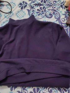 Navy Blue Half Zip Sweater