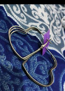 Heart Hoop Earrings