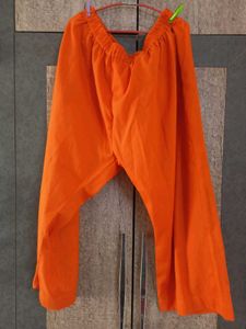 Orange Stitched Suit