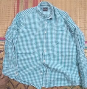 GANT Gingham Check Shirt - Light Blue