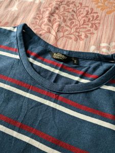 Striped Round Neck Tshirt
