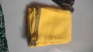 Plain Georgette Saree