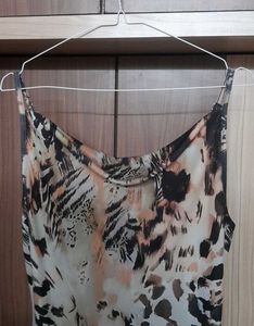 Elegant Animal Print Maxi Dress
