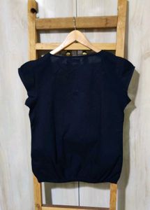 Black Cotton Top Size-36