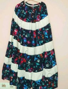 Floral Long Skirt