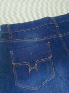 Denim Navy Blue Shorts