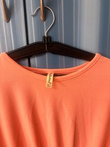 Peach Bodycon Dress-L