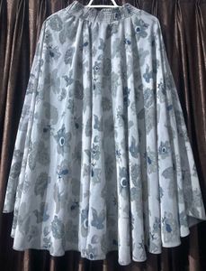 Pretty Grey Floral Skirt