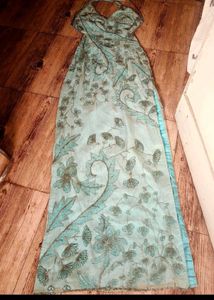 Vintage Pure Silk Beaded Dress!