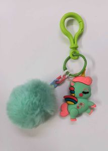🦄✨Unicorn Keychain with Pompom✨🌸