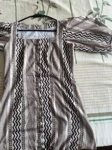 Striped Midi Dress/Unused