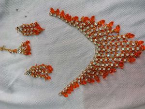 Orange Jewelry Set