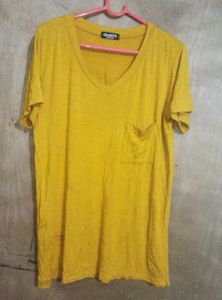 Yellow Pocket Tee